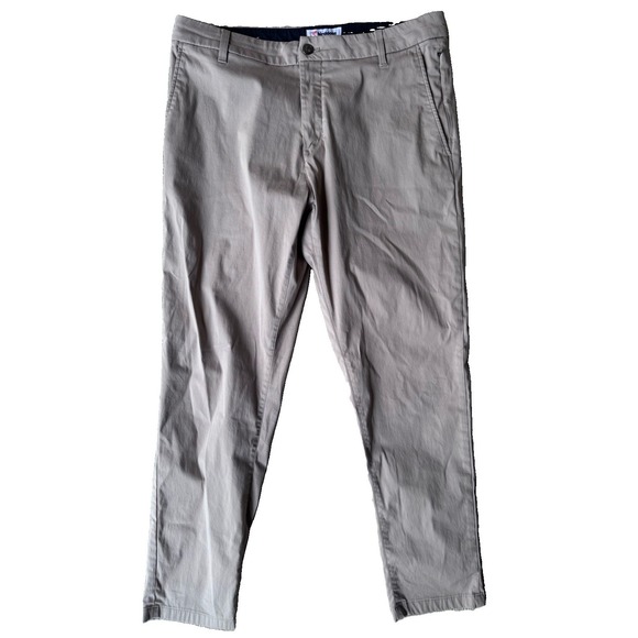 Birddogs Other - Birddogs Men's Chino Pants 34x30 Khaki Beige Stretch Cotton Zip Pocket